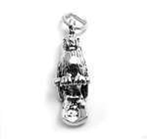 Cardinal Charm in Sterling Silver.