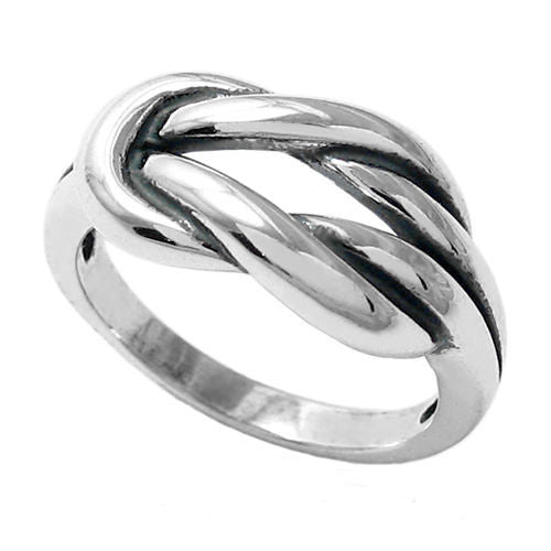 Lovely Women's Love-Knot Ring. Beautiful in its simplicity. Wholesale Sterling Silver Ring