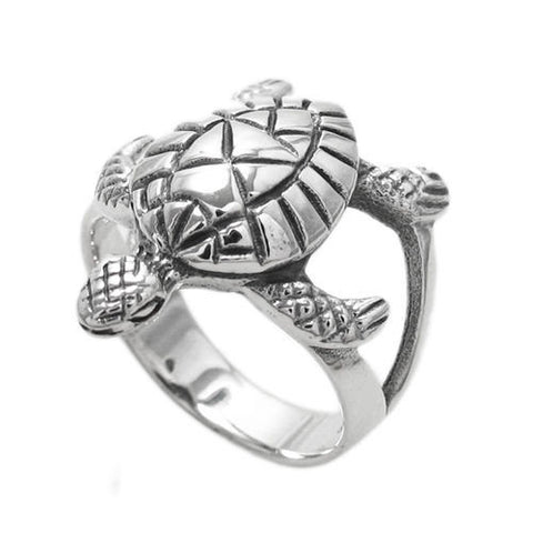 Adorable and Cute Sea Turtle Ring. Wholesale Sterling Silver Rings. Main photo.