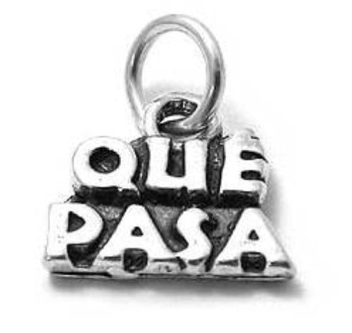 "Que Pasa" Charm in Sterling Silver