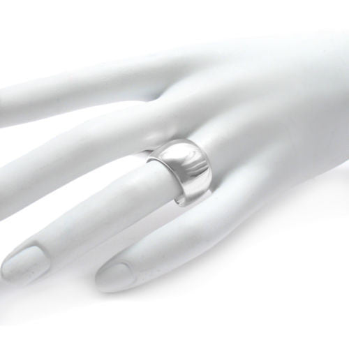 Subtle open cigar band ring with a modern minimalist elegance. Wholesale Sterling Silver Rings. On hand.