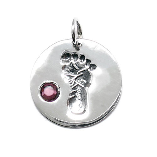 Colorful birthstone charms add sparkle to your charm bracelet / necklace. Wholesale Sterling Silver Charms. February.