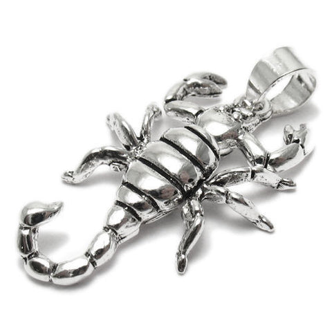 Unique Scorpion Pendant with Movable head-claws & legs | Wholesale 925 Sterling Silver Pendant - Jewelry 