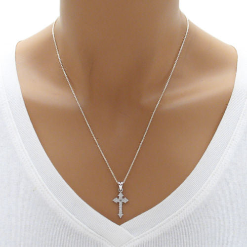 Beautiful Small Cross Pendant | Wholesale 925 Sterling Silver Pendant - Jewelry | Alternate