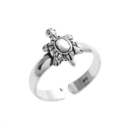 Adorable Turtle Toe Ring | Wholesale Sterling Silver Jewelry | Main