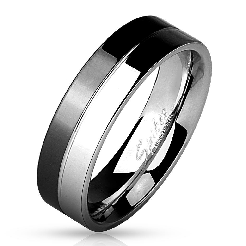 Couple Rings Black Set Womens Stainless Steel Small Round CZ Engagemen – LA  NY Jewelry
