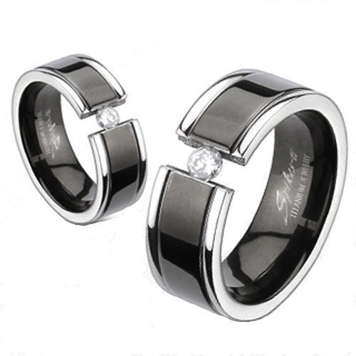 Couple Rings Matching Titanium Wedding Bands Kingscrossjewelry
