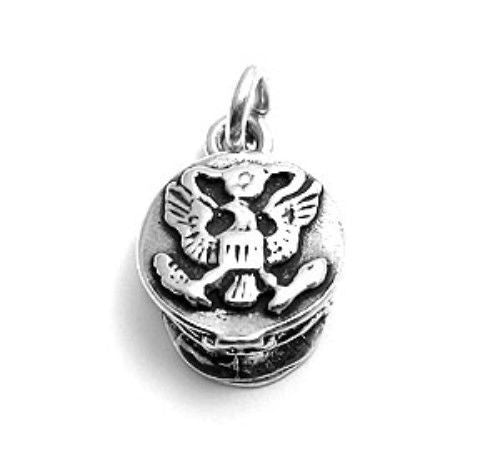 United States Navy Hat Charm | Wholesale 925 Sterling Silver Charms | Main